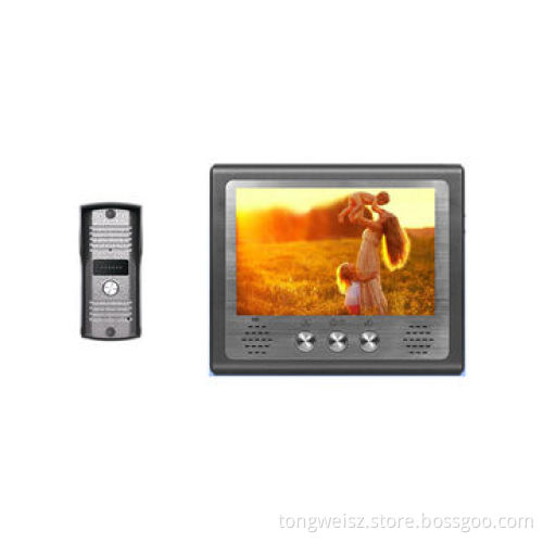Wired Video Doorphone with 1024*600 Resolution, Unlimited Time SurveillanceNew